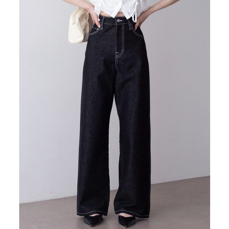 64 | ストレートデニムパンツ | WEGO【WOMEN】