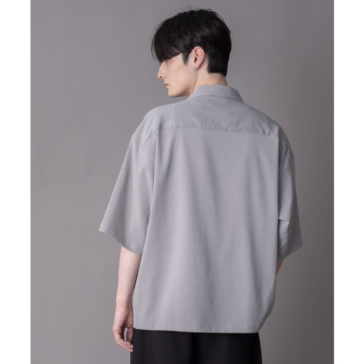 クレープオープンカラーシャツ（SS） | WEGO【MEN】 | 詳細画像16 