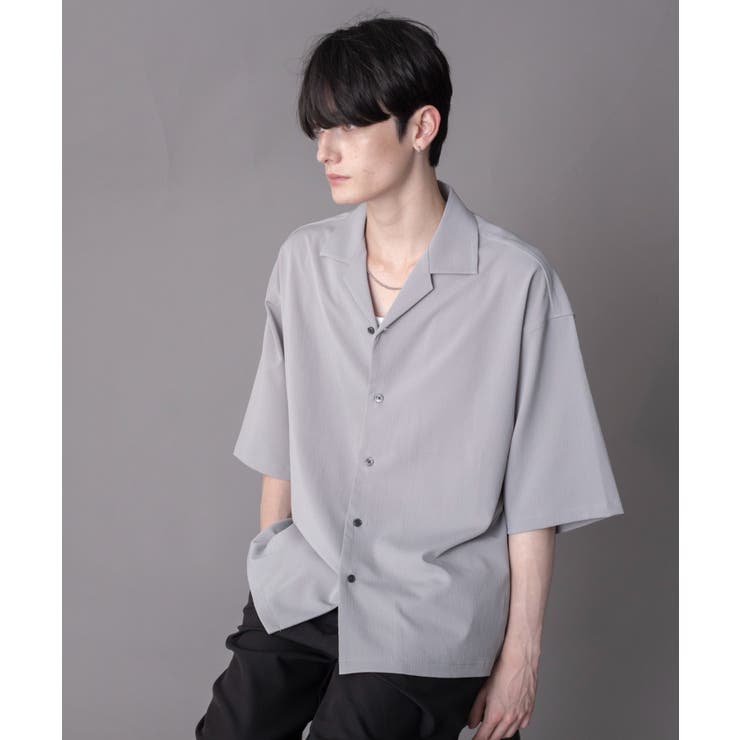 クレープオープンカラーシャツ（SS） | WEGO【MEN】 | 詳細画像17 