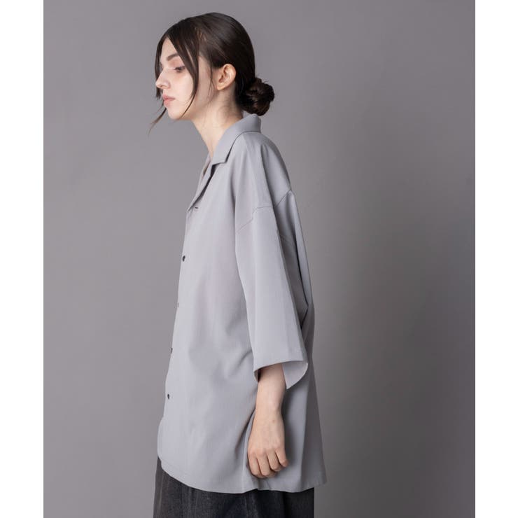 クレープオープンカラーシャツ（SS） | WEGO【MEN】 | 詳細画像22 