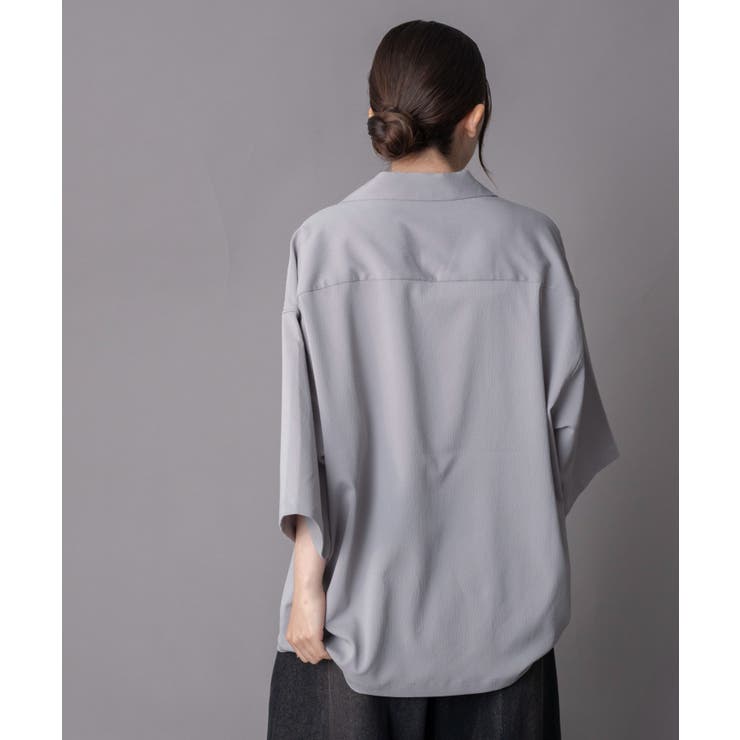 クレープオープンカラーシャツ（SS） | WEGO【MEN】 | 詳細画像23 