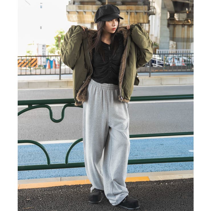 フェイクファーリバーシブルフードブルゾン[品番：WG010099398]｜WEGO