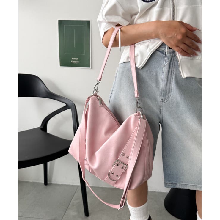 ベルトデザイン2wayショルダー | WEGO【MEN】 | 詳細画像4 
