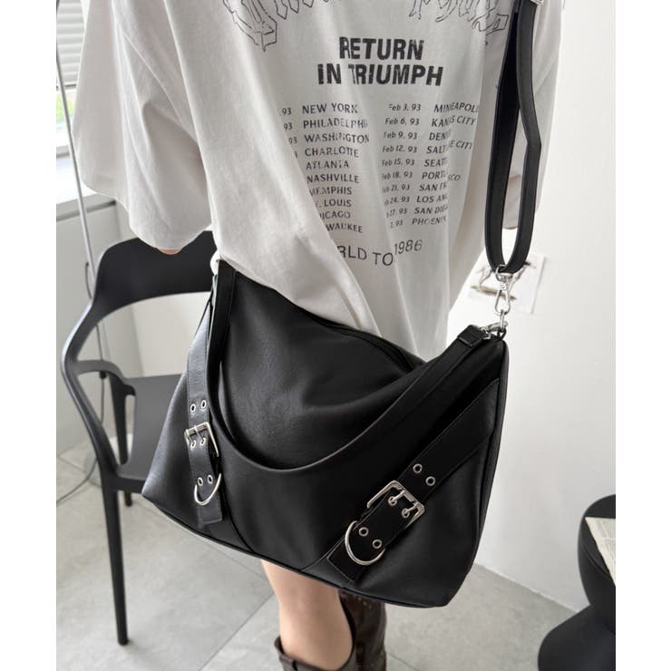 ベルトデザイン2wayショルダー | WEGO【MEN】 | 詳細画像10 