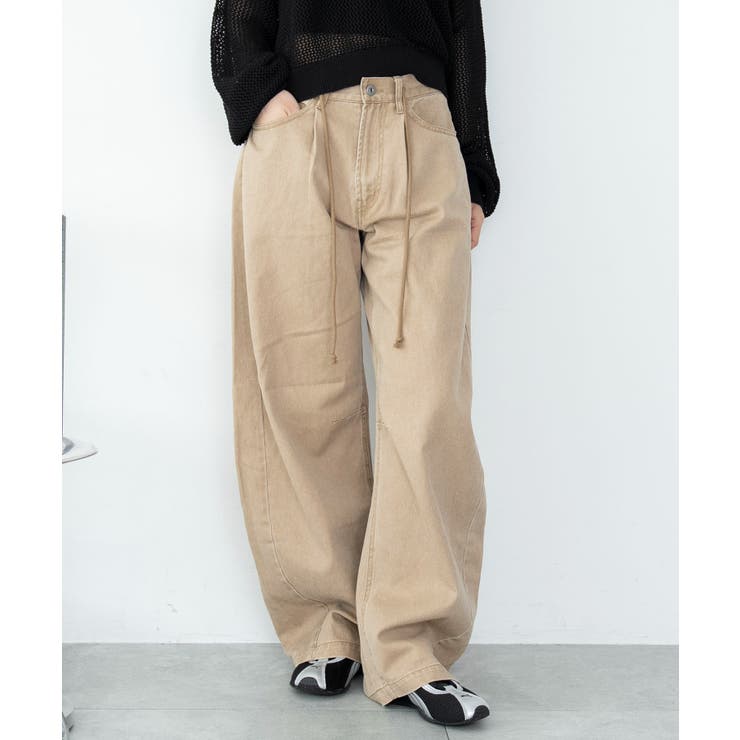 ワイドカーブスウィッチングパンツ | WEGO【WOMEN】 | 詳細画像9 