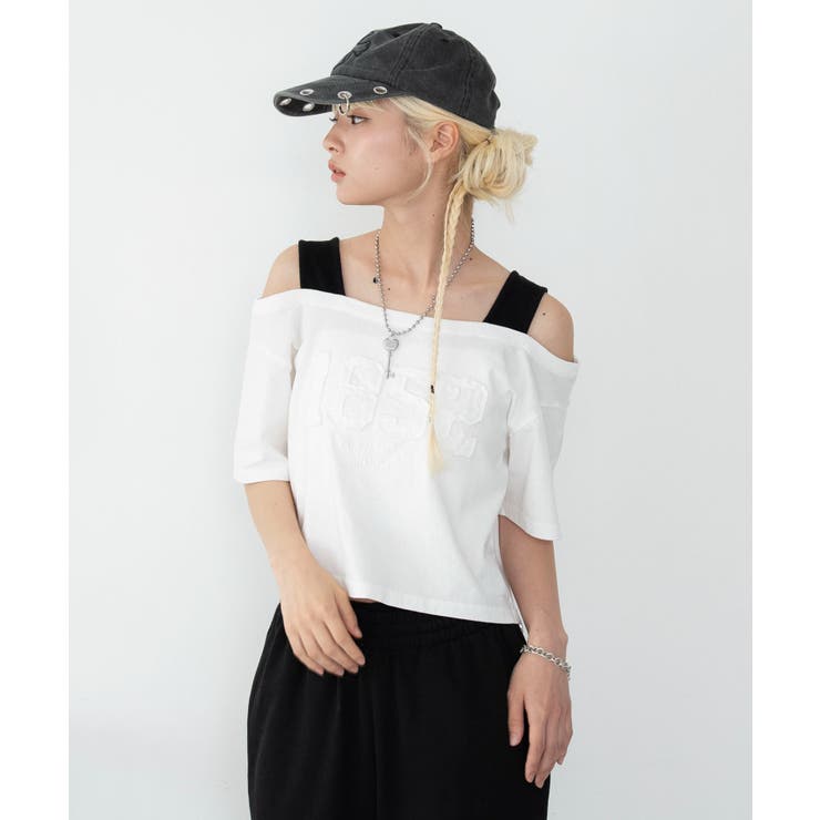 タンクレイヤードドロストショートT | WEGO【WOMEN】 | 詳細画像7 