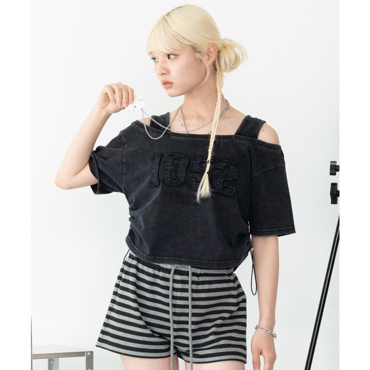 タンクレイヤードドロストショートT | WEGO【WOMEN】 | 詳細画像11 