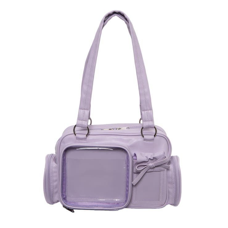 Ｌパープル | きらふわHAPPYぬい痛ボストンバッグ | WEGO【WOMEN】