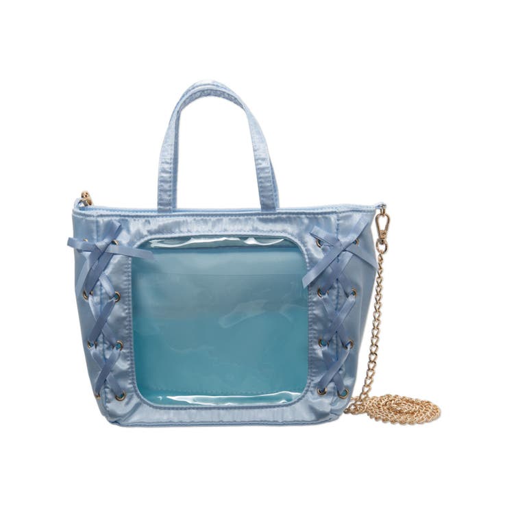 サックス | レースアップミニぬいショルダー | WEGO【WOMEN】