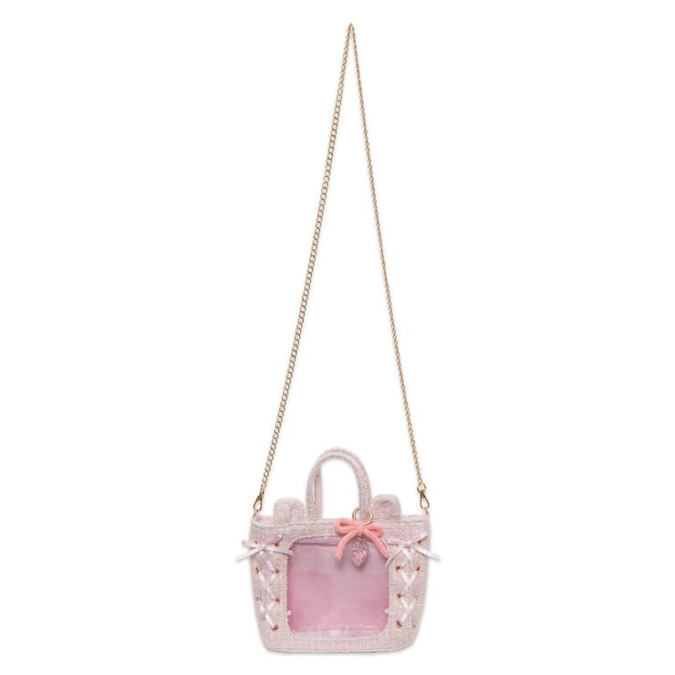 耳付きツイードレースアップミニぬいショルダー | WEGO【WOMEN】 | 詳細画像2 