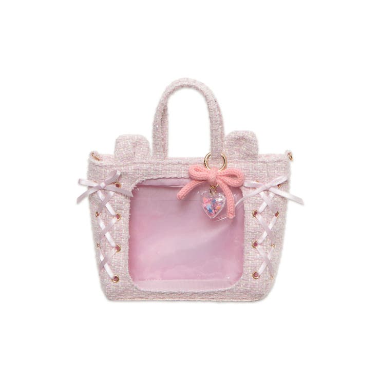 耳付きツイードレースアップミニぬいショルダー | WEGO【WOMEN】 | 詳細画像3 