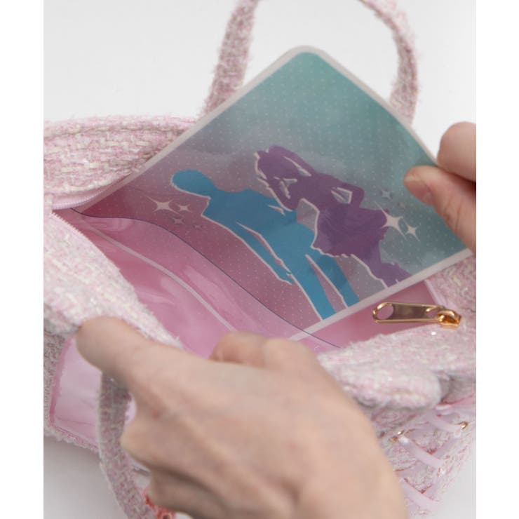 耳付きツイードレースアップミニぬいショルダー | WEGO【WOMEN】 | 詳細画像8 