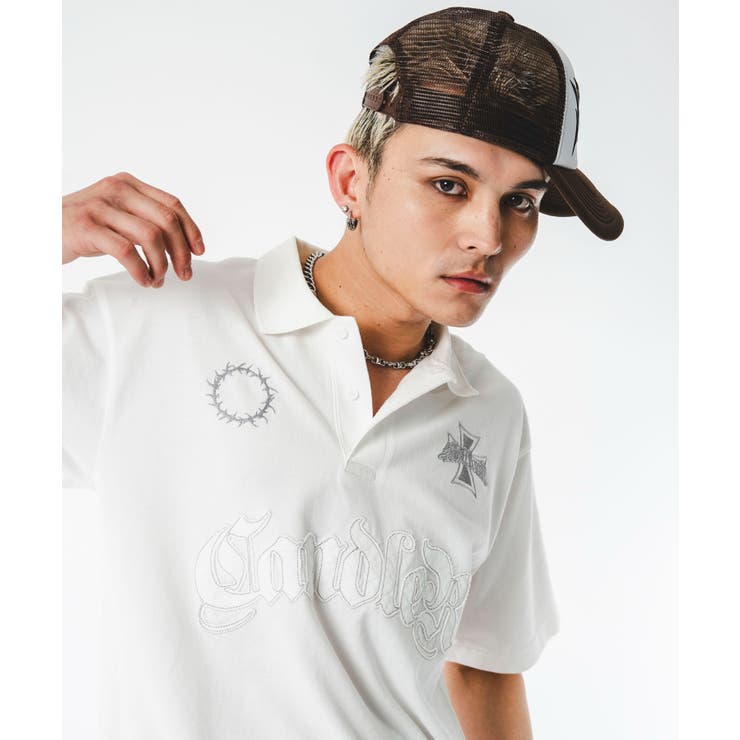 ブリーチグラフィックポロシャツ（SS） | WEGO【MEN】 | 詳細画像9 