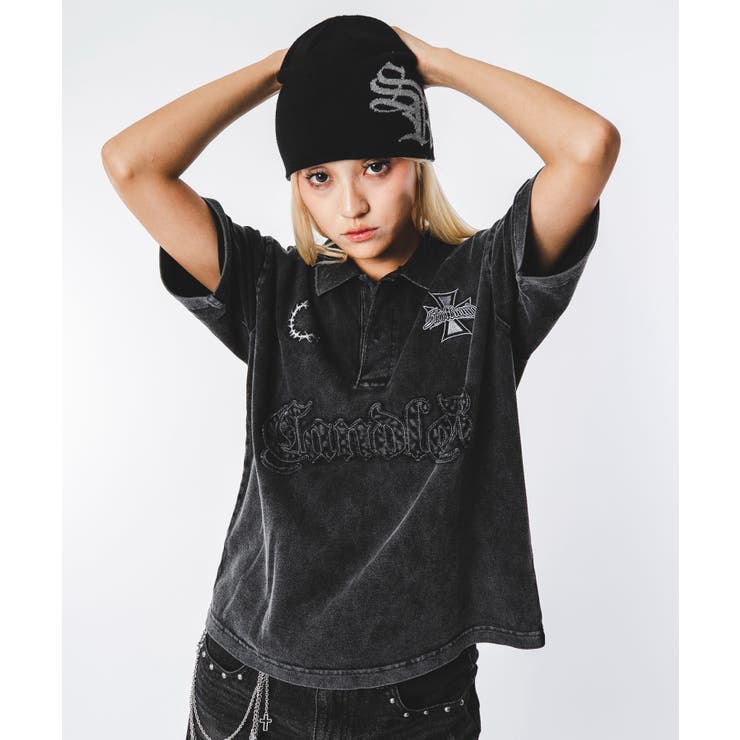 ブリーチグラフィックポロシャツ（SS） | WEGO【MEN】 | 詳細画像22 