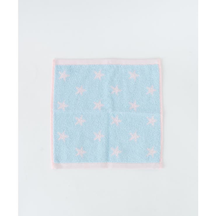 柄5：ブルー星 | ハンドタオル | WEGO【WOMEN】