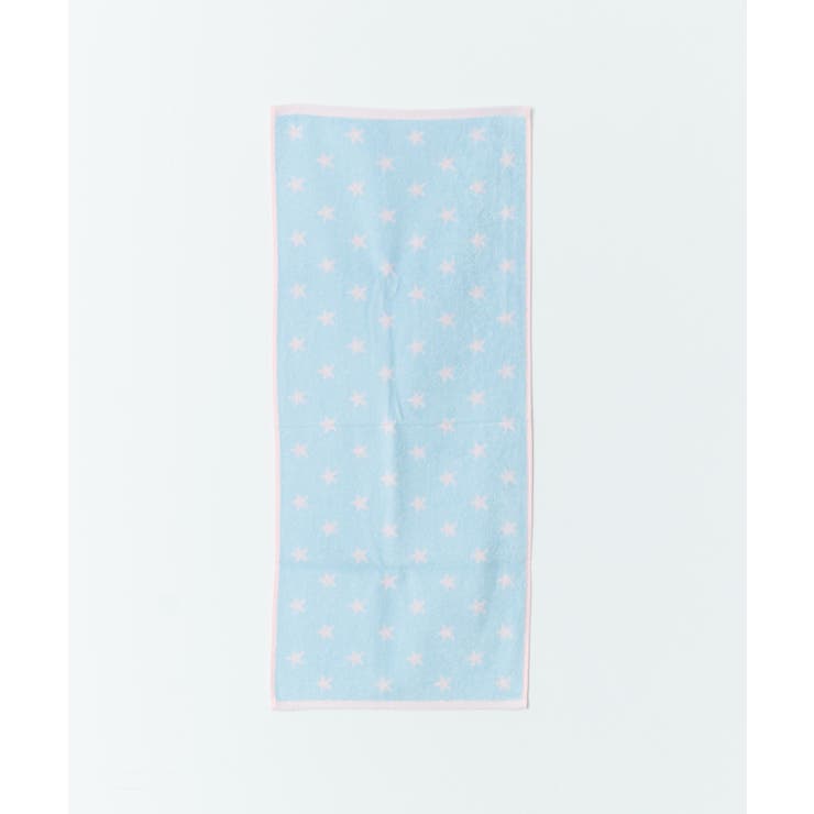 柄5：ブルー星 | フェイスタオル | WEGO【WOMEN】