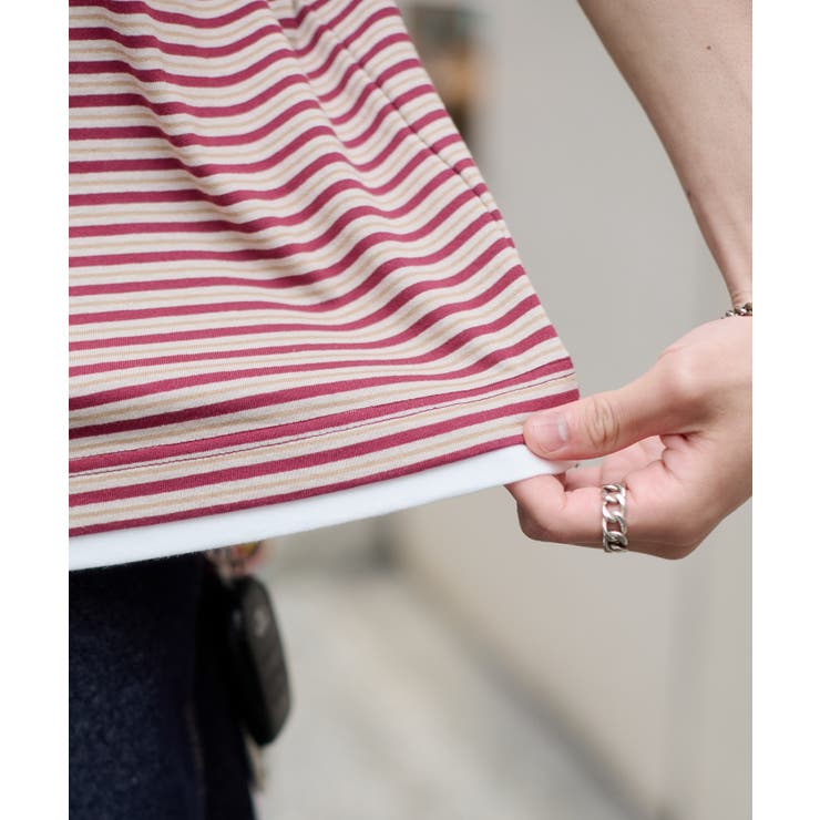 ボーダーヘンリーネックT（SS） | WEGO【MEN】 | 詳細画像5 