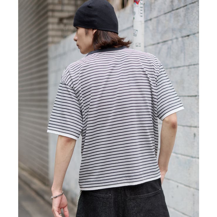 ボーダーヘンリーネックT（SS） | WEGO【MEN】 | 詳細画像13 