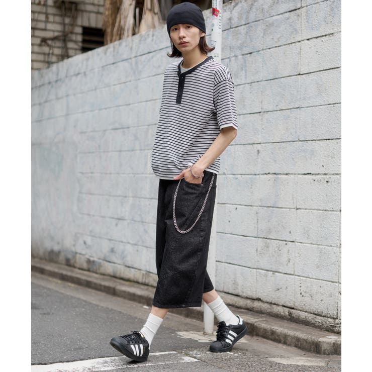 ボーダーヘンリーネックT（SS） | WEGO【MEN】 | 詳細画像14 