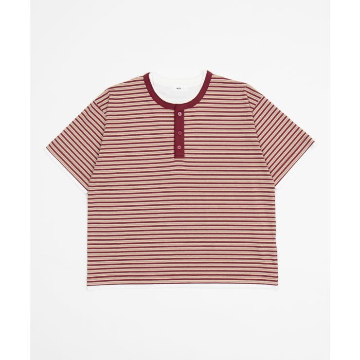 ボーダーヘンリーネックT（SS） | WEGO【MEN】 | 詳細画像15 