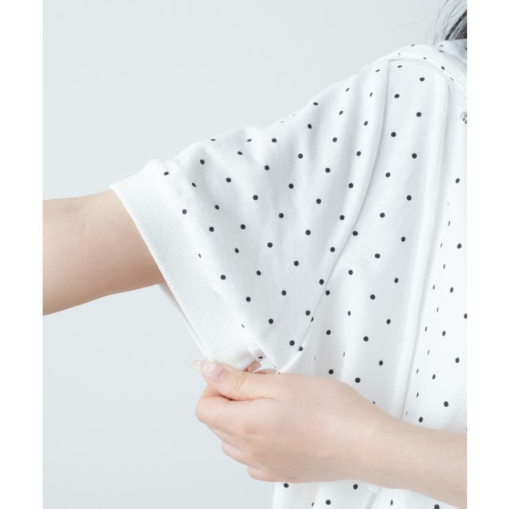レースパイピング半袖パーカー | WEGO【WOMEN】 | 詳細画像7 