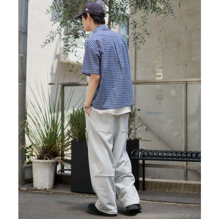 クロップドSSマイクロチェックシャツ | WEGO【MEN】 | 詳細画像12 