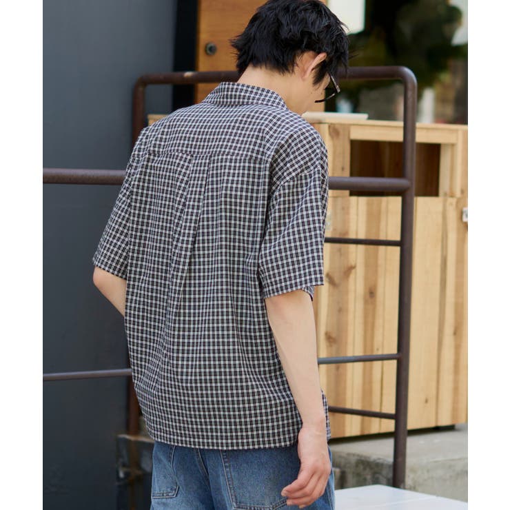 クロップドSSマイクロチェックシャツ | WEGO【MEN】 | 詳細画像16 