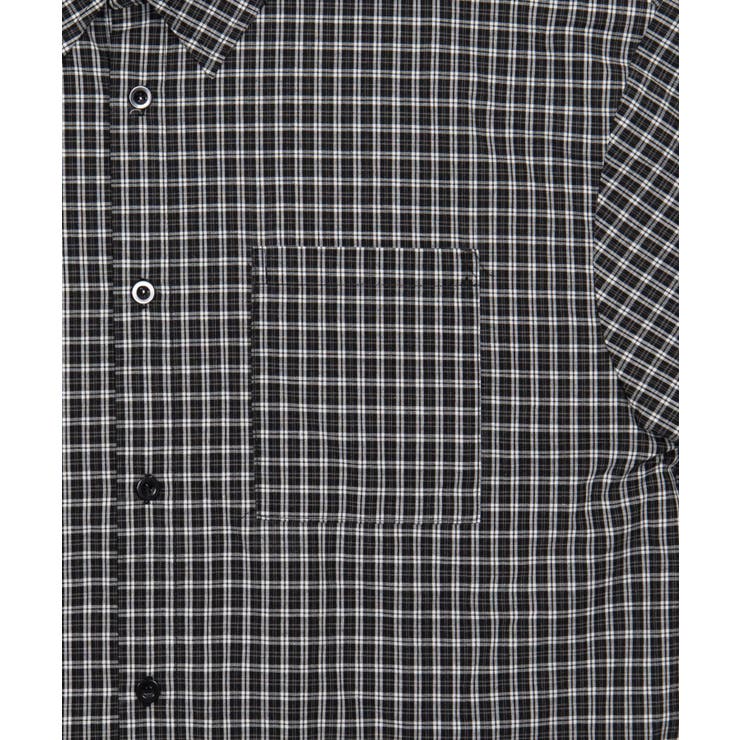 クロップドSSマイクロチェックシャツ | WEGO【MEN】 | 詳細画像23 
