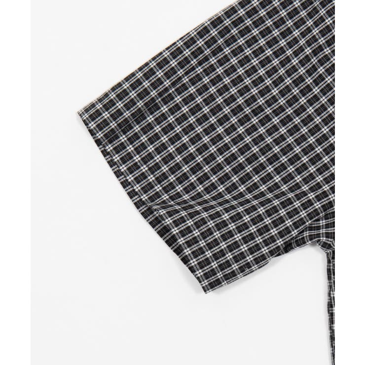 クロップドSSマイクロチェックシャツ | WEGO【MEN】 | 詳細画像24 