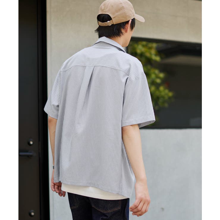 クロップドSSサッカーストライプシャツ | WEGO【MEN】 | 詳細画像24 