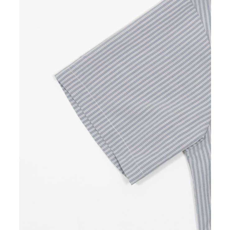 クロップドSSサッカーストライプシャツ | WEGO【MEN】 | 詳細画像34 