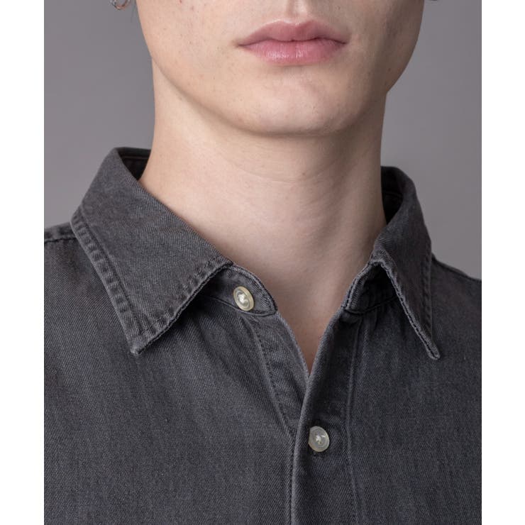 テンセルデニムシャツ（SS） | WEGO【MEN】 | 詳細画像3 