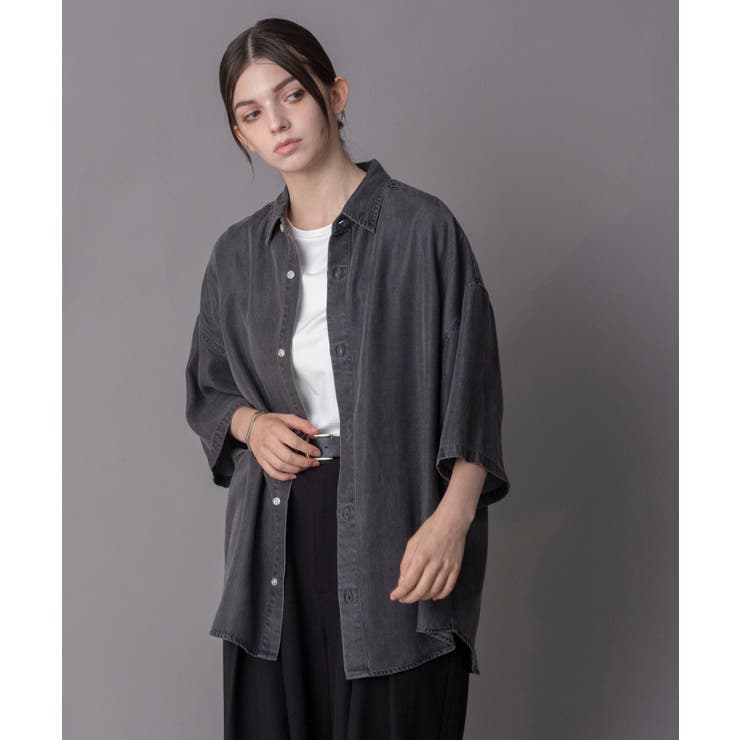 テンセルデニムシャツ（SS） | WEGO【MEN】 | 詳細画像13 