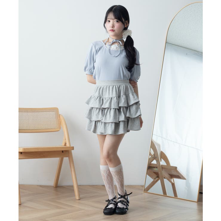 3段フリルティアードスカート | WEGO【WOMEN】 | 詳細画像2 