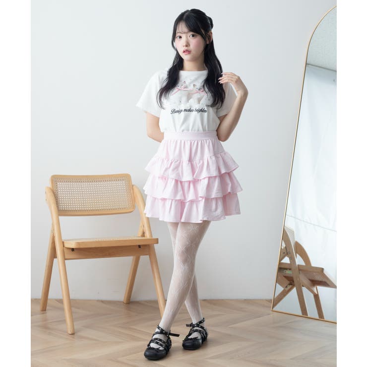 3段フリルティアードスカート | WEGO【WOMEN】 | 詳細画像10 