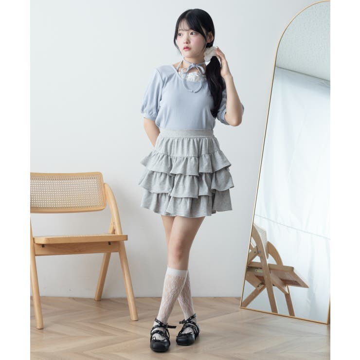 3段フリルティアードスカート | WEGO【WOMEN】 | 詳細画像14 