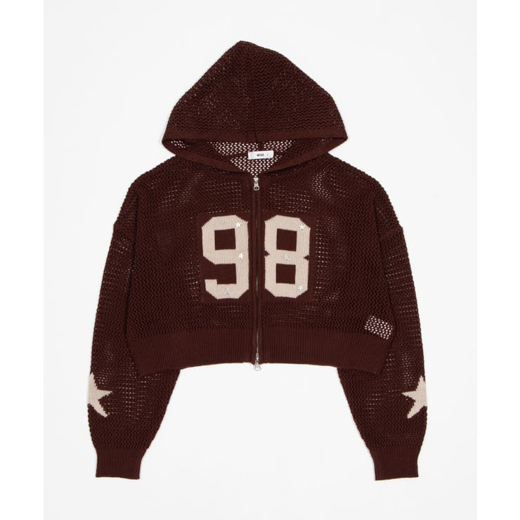 ナンバリングメッシュニットパーカー | WEGO【WOMEN】 | 詳細画像19 