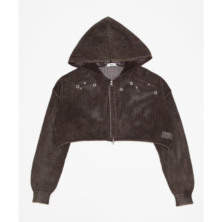 ハトメメッシュニットショートパーカー | WEGO【WOMEN】 | 詳細画像26 
