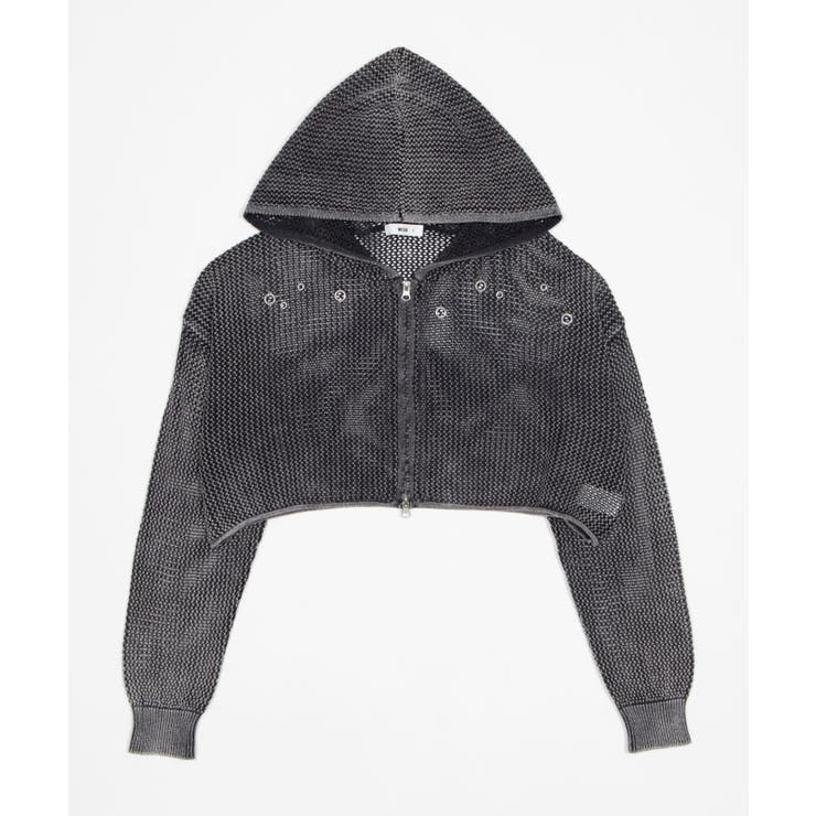 ハトメメッシュニットショートパーカー | WEGO【WOMEN】 | 詳細画像28 