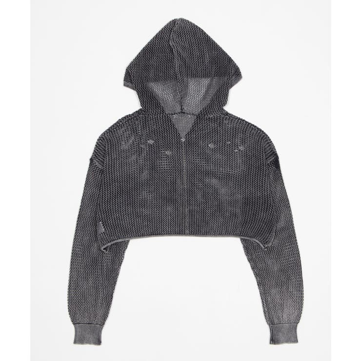 ハトメメッシュニットショートパーカー | WEGO【WOMEN】 | 詳細画像29 