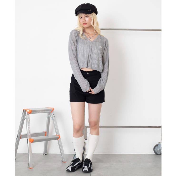 シアースパンコールカーディガン | WEGO【WOMEN】 | 詳細画像2 