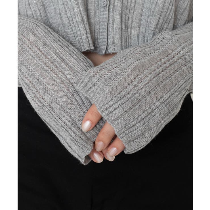 シアースパンコールカーディガン | WEGO【WOMEN】 | 詳細画像7 