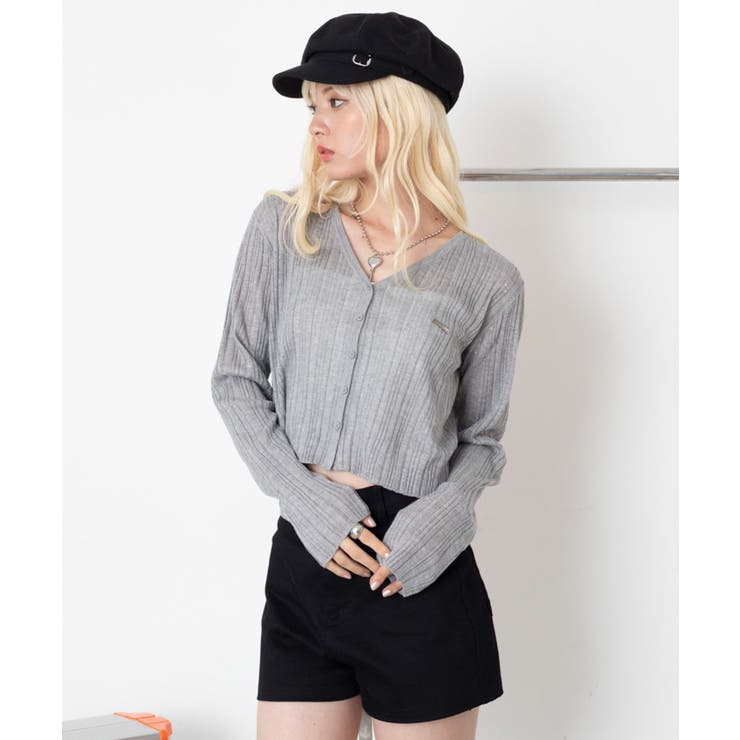 シアースパンコールカーディガン | WEGO【WOMEN】 | 詳細画像14 