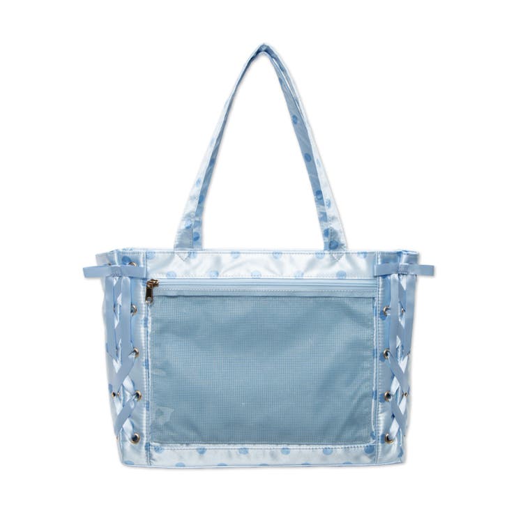 サックス | ポルカドットレースアップ痛バッグS | WEGO【WOMEN】