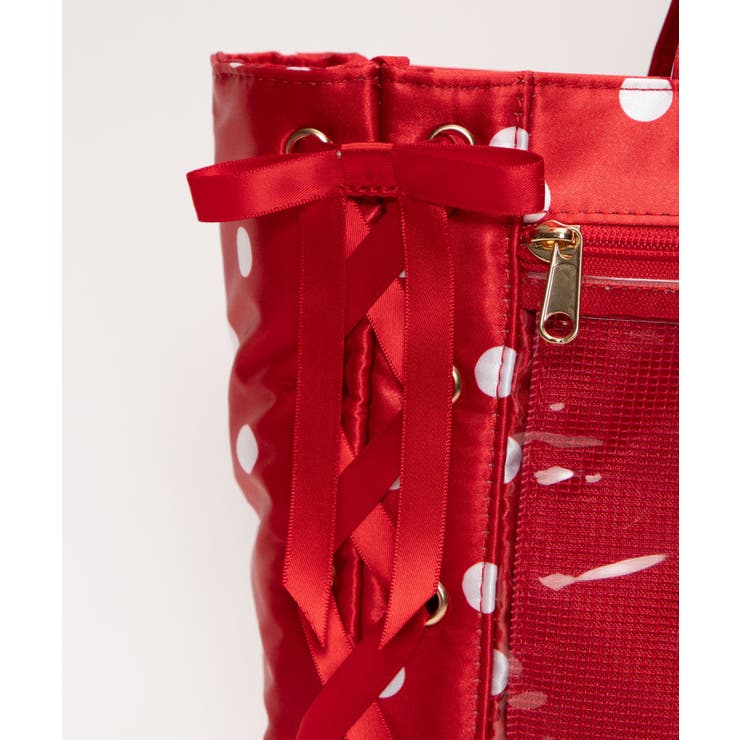 ポルカドットレースアップ痛バッグS | WEGO【WOMEN】 | 詳細画像2 