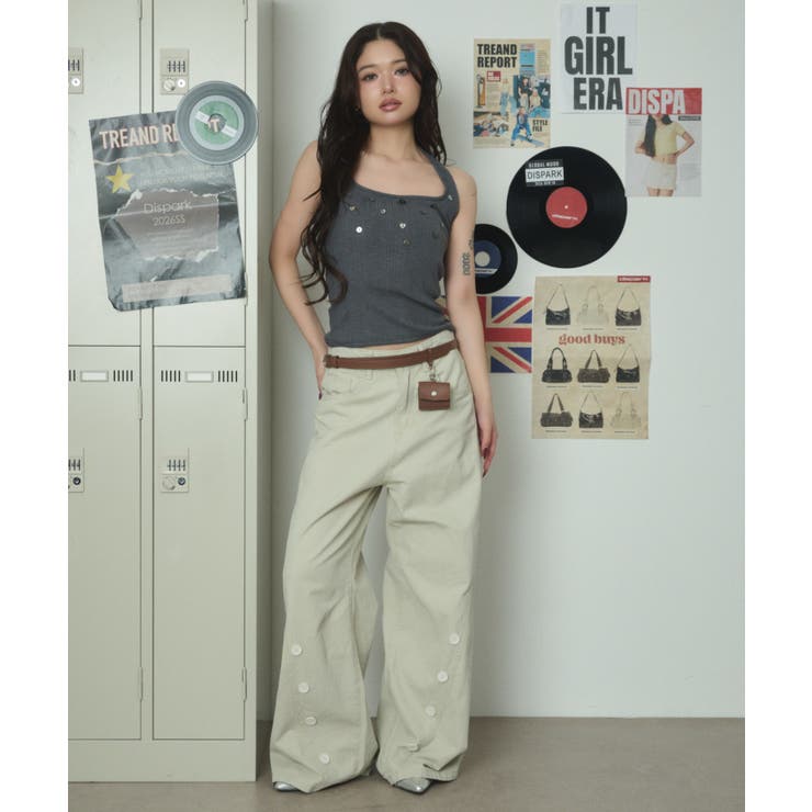 デザインボタンホルターキャミ | WEGO【WOMEN】 | 詳細画像11 