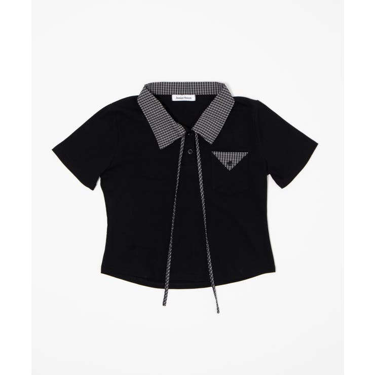 チェックキリカエリボンタイTシャツ | WEGO【WOMEN】 | 詳細画像16 