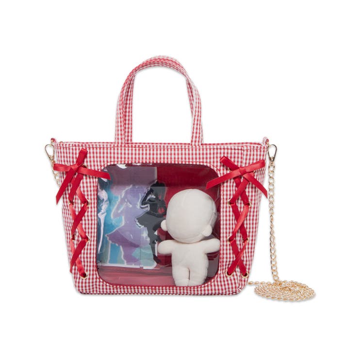 ギンガムレースアップミニぬいショルダー | WEGO【WOMEN】 | 詳細画像10 
