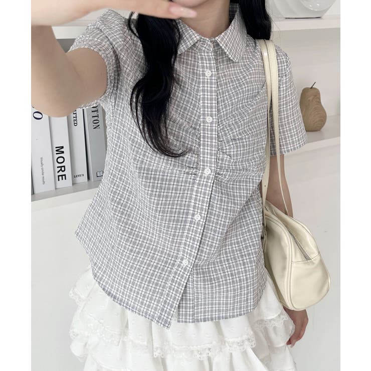 ギャザーデザインシャツ | WEGO【WOMEN】 | 詳細画像5 