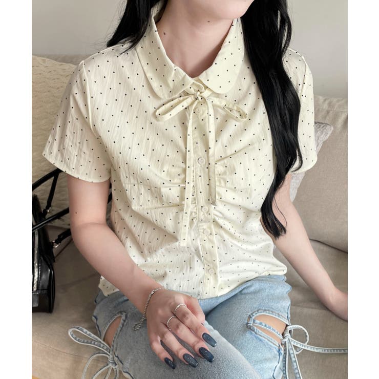 ギャザーデザインシャツ | WEGO【WOMEN】 | 詳細画像8 